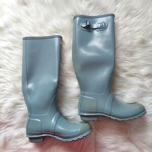 Hunter Rain Boots Light Blue Women's